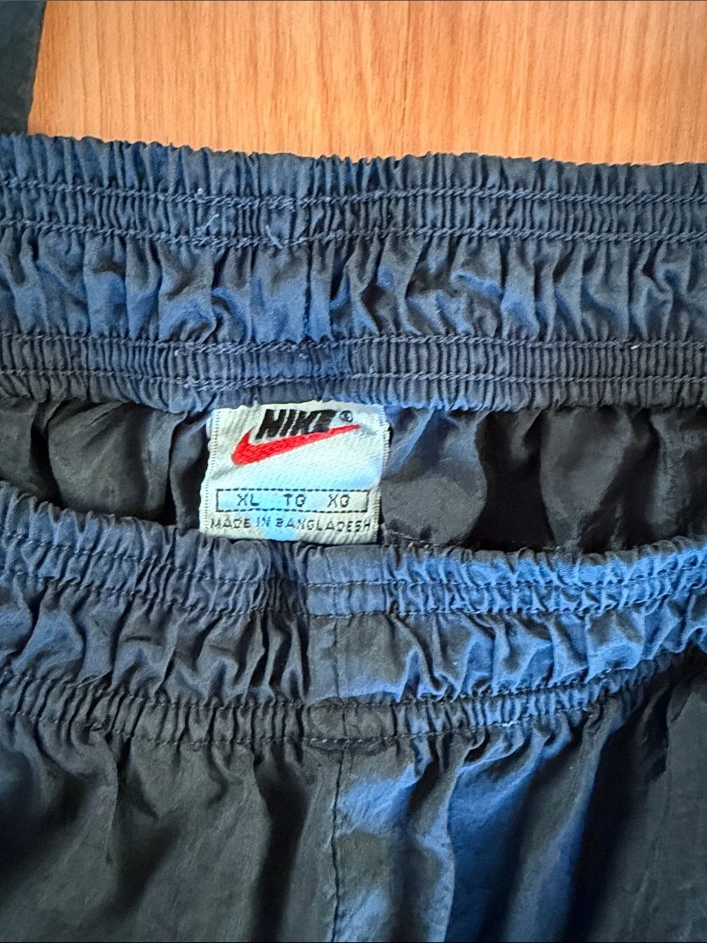 Vintage 90’s Y2K Nike Men's Windbreaker Track Jogger Pants Black Size XL